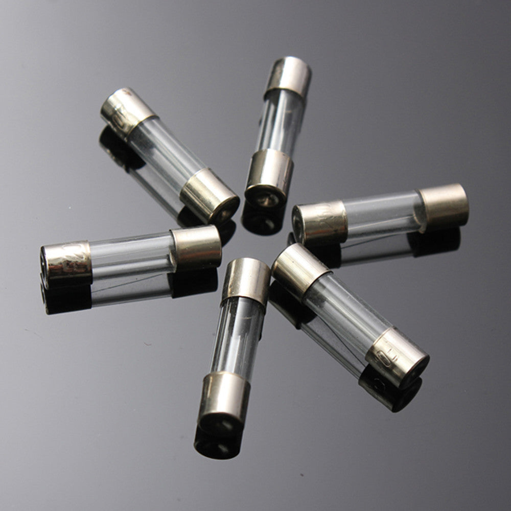 Automotive Glass Fuse Tube, 100 Pieces